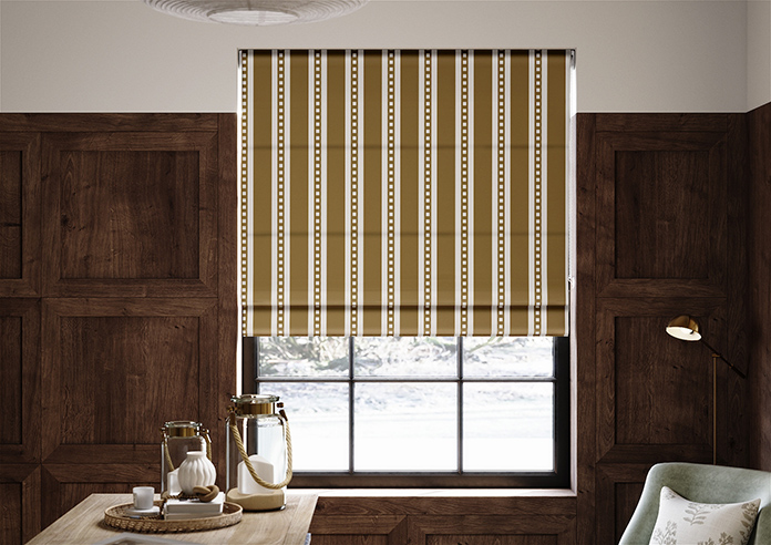 The British Stripe Co. Edgar, Highlands No.1 - Twist&Fit Roman Blind - Image 3